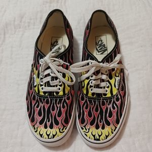 Vans Authentic Flames Unisex M7/W8.5